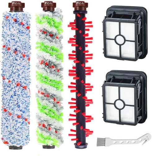 Crosswave Replacement Parts (1 Multi Surface + 1 Pet + 1 Floor Brush + 2 Filters)...