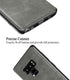 SALAWAT Compatible with Galaxy Note 9 Case Slim PU Leather Vintage Shockproof Phone Cover Lightweight Premium Soft TPU Bumper Hard PC Hybrid Prote...