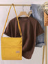 Color Canvas Lightweight Go-To Denim Tote Everyday Travel Shopping Casual Shoulder Messenger Crossbody Pouch Bag...