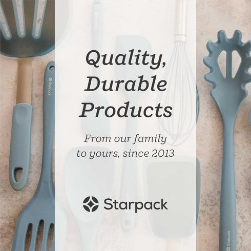 Starpack 'The All Rounder' XL Premium Silicone Spoonula Spatulas - Up to 600°F Heat Resistant Spatula Spoons - Best Silicone Spoonulas - Rubber Sp...