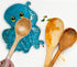 Octopus Spoon Rest For Stove Top Ceramic Spoon Rest For Kitchen Counter Cute Spoon Holder For Stove Blue Utensil Rest For Stove Top...