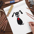 PRO ART 3 Degree Pencil Set Charcoal & White 4pc Carded...