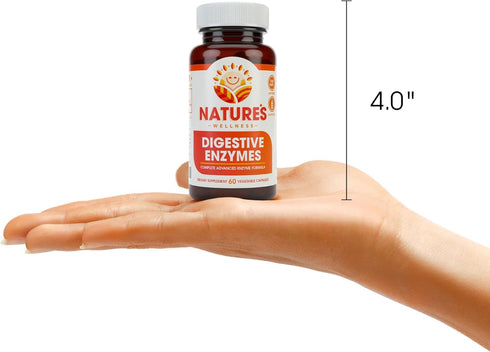 Digestive Enzymes Complete - Advanced Multi Enzyme Supplement for Better Digestion & Absorption. Help Gas Relief, Discomfort, Bloating, IBS, Glute...