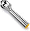 New Star Foodservice 7006957 Commercial Ice Cream Dipper Scoop Yellow 3-oz Size 12 (Hand Wash Only)...