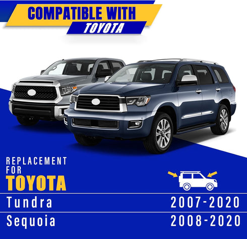 2 wipers Replacement for Toyota Tundra 2007-2020 Toyota Sequoia 2008-2020, Windshield Wiper Blades Original Equipment Replacement - 26"/23" (Set o...