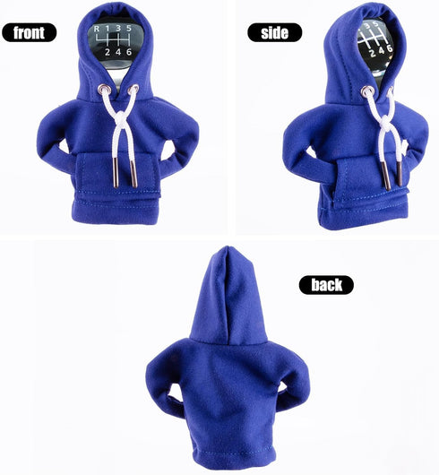 PSLER Stylish Cute Hoodie Car Gear Shift Cover Shifter Knob Cover gear shift hoodie Heat Insulation Winter Warm CVC Interior Car Accessories for M...
