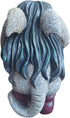Gray Resin Thinking Gnome Troll Sculpture, Garden Statue Decor for Outdoor Patio Halloween, Christmas Decorations, Parties and Events...