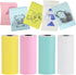 Thermal Printer Paper, 4pcs Colorful Mini Printing Paper Rolls Print Camera Paper Refill Self Adhesive Printable Sticker for Kid's Camera Favors S...