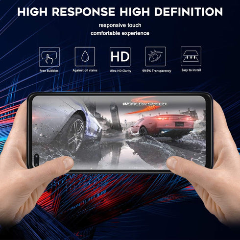 Orzero (3 Pack) Compatible for Motorola One 5G, Motorola Moto G 5G Plus Tempered Glass Screen Protector, 9 Hardness HD Anti-Scratch (Lifetime Repl...