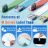 PTM95 Label Tape Replace for Brother M Tape 12mm 0.47 P Touch M-K231 M-K131 MK431 MK531 MK631 MK731 Compatible with Brother PT-M95 PT-65 PT-45 PT-...