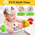 Bath Toys for Kids 1-3 2-4 - No Hole Infant Baby Bath Toys for 6-12-18-24 Months Bathtub Tub Water Pool Shower Toys for 1 2 3 4 Year Old Boys Chil...