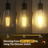 Dimmable Edison LED Light Bulbs 60 Watt Equivalent, 6W 2700K Warm Light E26 LED Bulbs for Table Lamp Bathroom Vanity Outdoor Wall Light ST58, 750L...