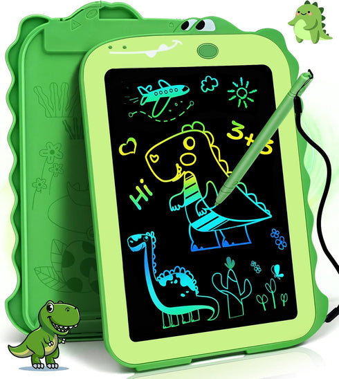 AiTuiTui LCD Writing Tablet Kids Toys for Girls Boys Age 2-3 Gift Ideas, Dinosaur Colorful Doodle Board Educational Learning Toys for Children 3 4...