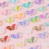 120 Pcs Glass Butterfly Beads for Jewelry Making, EVERMARKET Crystal Butterfly Bracelets Beads Bulk, 15mm Cute Gradient Butterflies Loose Beads Ch...