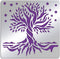FINGERINSPIRE Tree of Life Metal Journal Stencil Stars Metal Painting Template Stainless Steel Multifunctional Planner Metal Stencils Templates fo...