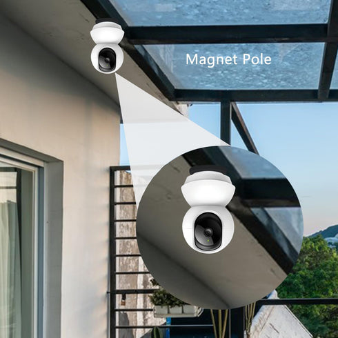 Magnetic Camera Mount Base Compatible with TP-Link Tapo C210, Tapo C200, Kasa EC70, EC71, Kasa KC410S Indoor Pan Tilt Security Camera, Magnetic Mo...