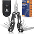14-In-1 Multitool with Safety Locking, Professional Stainless Steel Multitool Pliers Pocket Knife, Bottle Opener, Screwdriver with Nylon Sheath ?A...