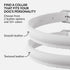 CollarDirect Rolled Leather Dog Collar, Soft Padded Round Puppy Collar, Handmade Genuine Leather Collar Dog Small Large Cat Collars 13 Colors (18-...