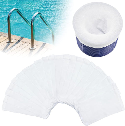 Pool Skimmer Socks, 30 Pack Reusable Pool Socks for Skimmer Basket, Skimmer Socks for Above Ground & Inground Pool (30 Pack)...