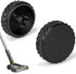 Heavy Duty Rubber Replacement Wheel Compatible For Ryobi Cordless Stick Vacuum,1 Pair Wheels With Added Rolling Patterns For Ryobi (Pcl720k / Pbls...