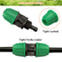 Drip Irrigation Fittings Kit for 1/4" Tubing, 65 Pcs Drip Line Lock Barbed Connectors for Drip Systems - 18 Couplings, 15 Tees, 12 End Caps,1 0 El...