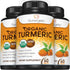 USDA Certified Organic Turmeric Supplement – Includes Organic Turmeric & Organic Black Pepper – 1,400mg of Turmeric per Serving - 60 Count (Pack o...