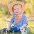 4 Pcs Western Cowboy Baby Bandana Bibs Newborn Infant Feeding Drool Bibs Wild West Cotton Bib for Drooling and Teething Nursery Burp Cloths for Gi...
