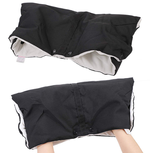 Stroller Hand Muffs Thick Warm Stroller Gloves Waterproof Anti-Freeze Pushchair Hand Warmer Universal for Pram Stroller Buggy for Parent Caregiver...