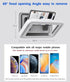 Waterproof Shower Phone Holder with 360° Rotation, Angle Adjustable, Enhanced Sound Quality, Wall Mounted Phone Holder for Bathroom Mirror Bathtub...