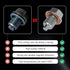 1 Piece Aluminum Engine Oil Drain Plug, Sump Drain Nut Bolt, with 5 Washer Bolts Leak-proof Replacement, Universal for Auto Motorcycle Boats Heavy...