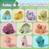 Baby Bath Toys for Kids Ages 1-3, 10 Pack No Hole Silicone Dinosaurs Bathtub Pool Float Toy Baby Girl Boy Present...