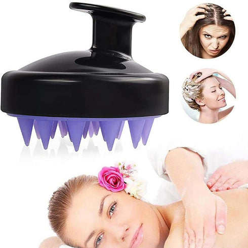 2PCS Scalp Massager Shampoo for Hair Care and Head Relaxation, Ergonomic Scalp Cleanser/Exfoliator for Stress Relief and Dandruff Head Circulation...
