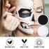 BOBISUKA Halloween Black and White Face Body Paint Oil Based Face Painting Kit for Adult Non Toxic Large Capacity Facepaint for Cosplay Clown Skel...