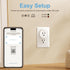 Matter Smart Plug, Homekit Supported, Smart Outlet Works with Siri, Alexa & Google Home, WiFi Outlet Smart Home with Remote Control, Timer & Sched...
