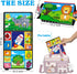Baby Toys 0-6 Months - Tummy Time Mirror Toys with Cloth Books & Teethers - Montessori Infant Toys for Babies 0 3 6 9 Months - High Contrast Newbo...