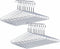 Amber Home 20 Pack Heavy Duty Metal Shirt Coat Hangers, Stainless Steel Clothes Hanger with Polished Chrome, 17 Inch Silver Metal Wire Hanger...