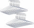 Amber Home 20 Pack Heavy Duty Metal Shirt Coat Hangers, Stainless Steel Clothes Hanger with Polished Chrome, 17 Inch Silver Metal Wire Hanger...