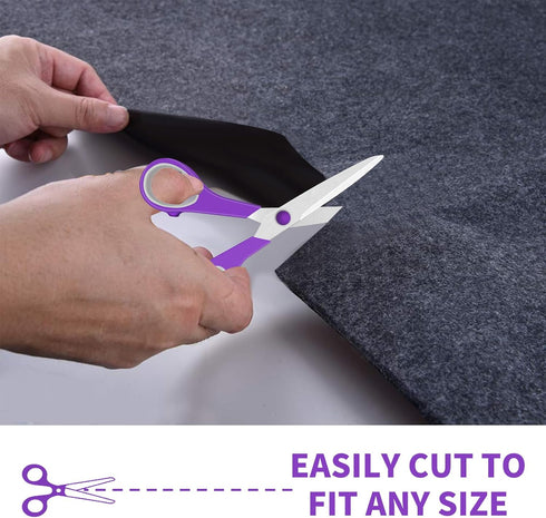Scissors, 8.5" Scissors All Purpose Comfort Grip Stainless Steel Sharp Scissors for Office School Home Supplies, Right/Left Handed, 6 Piece Set...