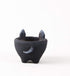 Small Flower Pots for Succulents 1.5-2.4 in - Black Ceramic French Bulldog Mini Pots for Potted Succulent and Cactus Planters Indoor Room Decor- C...
