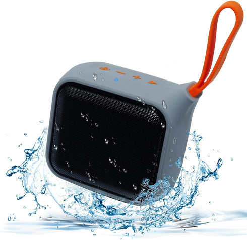 Waterproof Portable Bluetooth Speaker with 8W Big Sound, Small Wireless Speaker Subwoofer,20H Playtime, BT 5.3, Support TF Card, TWS for Bicycle, ...