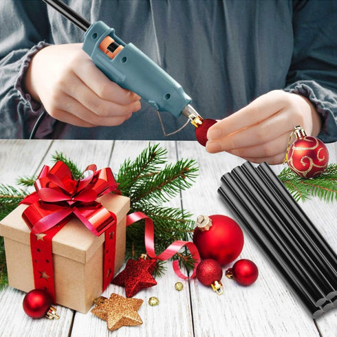 ENPOINT 72 Pack Black Hot Glue Sticks Bulk, 0.27x4" Mini Hot Glue Sticks for Car Dent Repair Handmade DIY Art Craft Home Office Project Craftwork ...