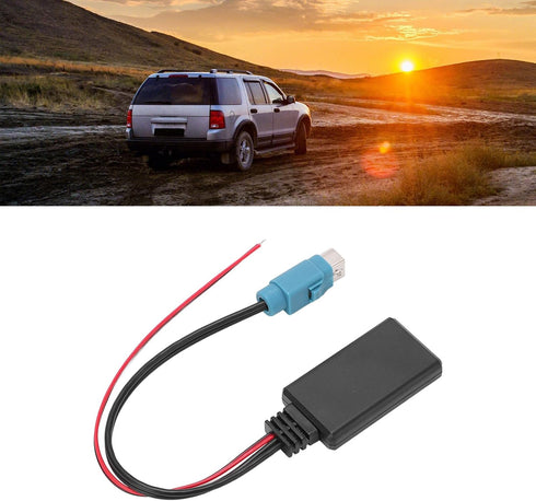 Acouto Car Bluetooth 5.0 Radio AUX in ABS Adapter Audio Cable Replacement for Alpine KCE?236B CDE9885 9887 Bluetooth AUX in Cable CDA-9886R CDA-98...