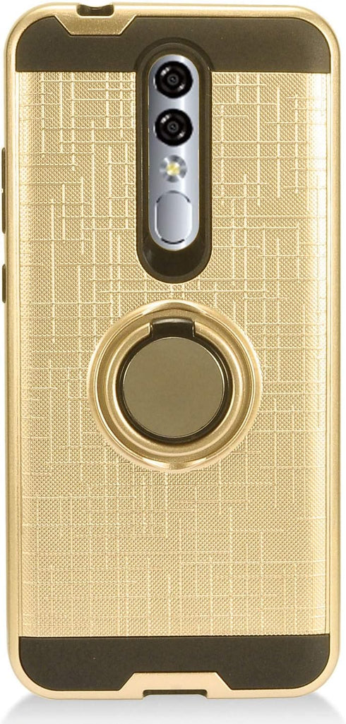for Coolpad Legacy Brisa (2020) CP3706AS - Phone Case w/Ring Stand - RS2 Gold...