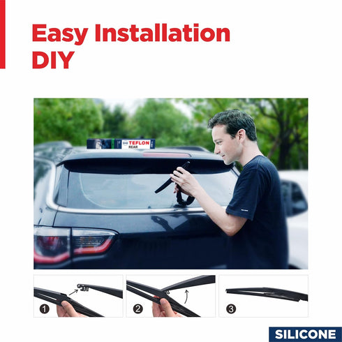 10‘’Rear Wiper Blades Replacement for my car Toyota RAV4 2018-2013 Highlander 2022-2020 /Jeep Compass 2021-2018 /Chevrolet Orlando 2014-2012 BACK ...