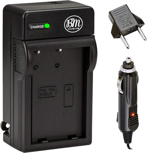 BM Premium MH-23 Replacement EN-EL9, EN-EL9A Battery Charger for Nikon D5000, D3000, D60, D40x & D40 Digital SLR Cameras...