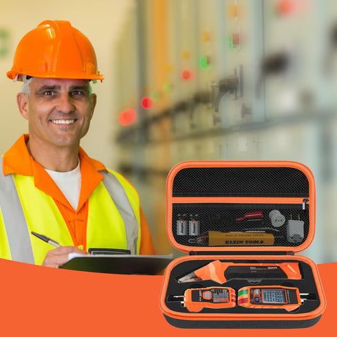 Hard Case for Klein Tools ET310 AC Circuit Breaker Finder Electric Tester & 80016 Tool Kit & RT250 GFCI Outlet Tester and Accessories Electrical T...