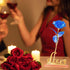Childom Birthday Gifts for Women,Christmas Rose Gifts for Her Mom,Blue Rose with Love Stand for Wife,Sweet Artificial Flower for Grandma,Women,Chr...