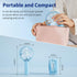 HandFan Portable Fans Battery Operated Handheld Fan Rechargeable USB Desk Fan Foldable for Travel Car Outdoors Home Disney Land (Sky Blue)...