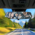Car Rearview Mirror,Panoramic Wide Angle Reduce Blind Spots 12.6inch HD Universal Interior Rear Mirror for Cars,SUVs,Trucks,Vehicles White...