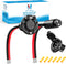 MICTUNING Trolling Motor Plug and Receptacle, 12-24V 8 AWG, Quick Connect for Marine Boat Yacht Minn Kota MotorGuide Newport, Waterproof Dustproof...